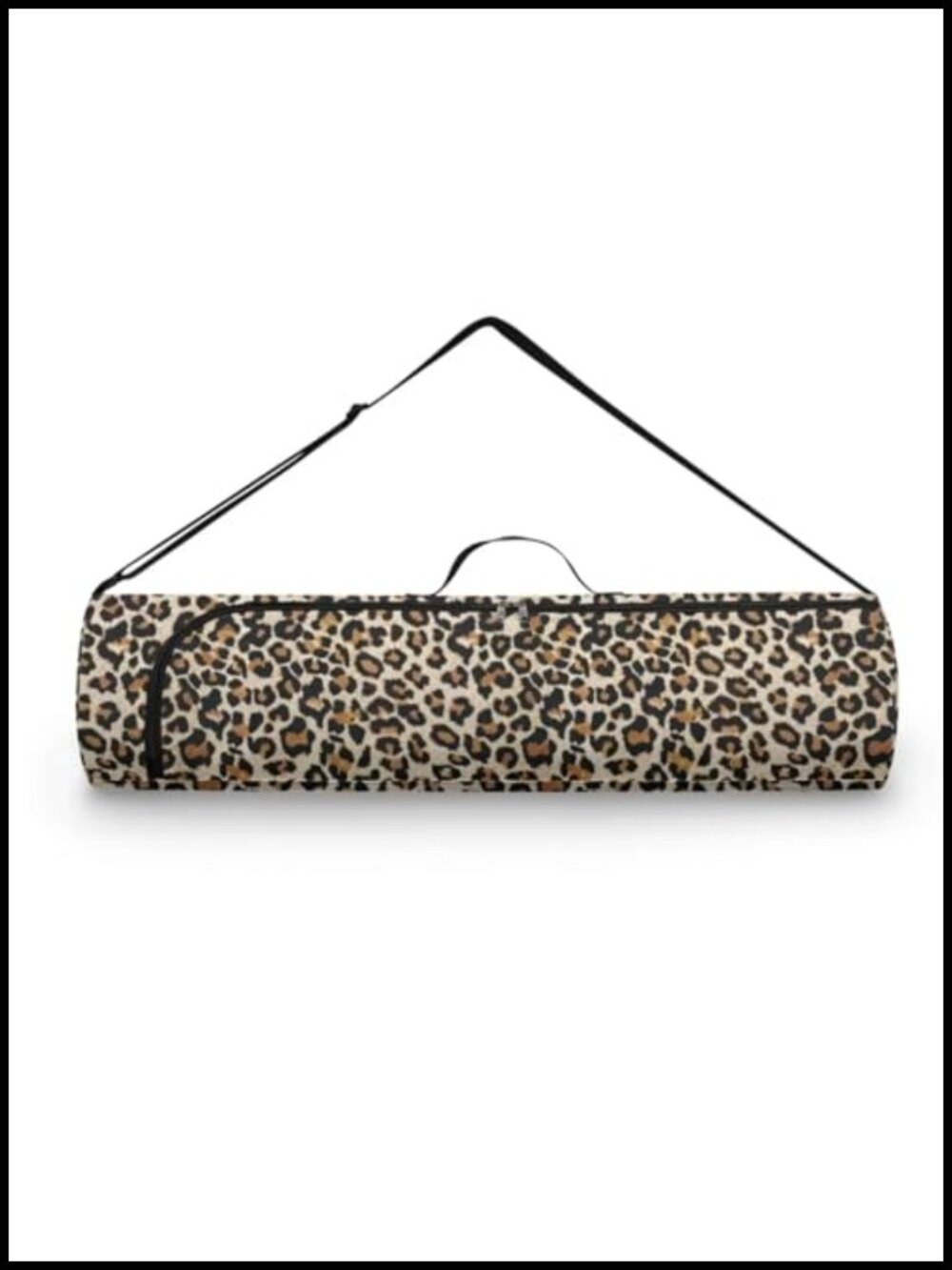 Yoga Mat Bag Full-Zip Carrier Adjustable Strap Polyester